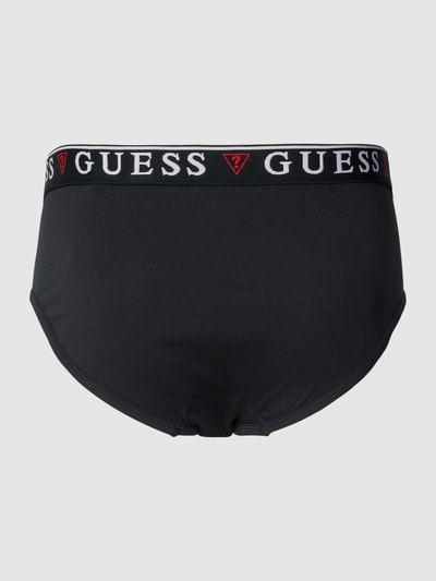 Guess Slip mit elastischem Bund Modell 'BRIAN HERO' im 3er-Pack Black 3