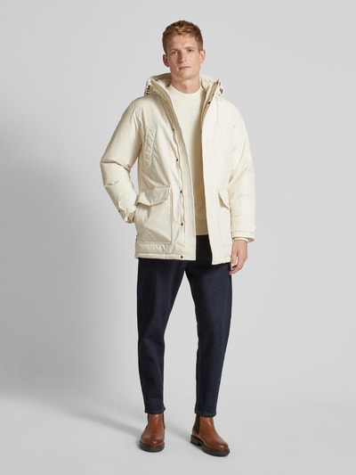 Tommy Hilfiger Parka met capuchon, model 'ROCKIE' Offwhite - 1