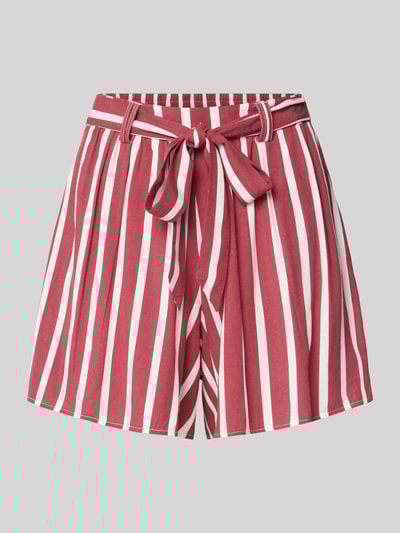 Only Loose Fit Shorts aus reiner Viskose Modell 'PRIME JASMIN' Rostrot 2