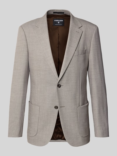 Strellson Marynarka do garnituru o kroju slim fit z dodatkiem wełny model ‘ARNDT’ Beżowy 2