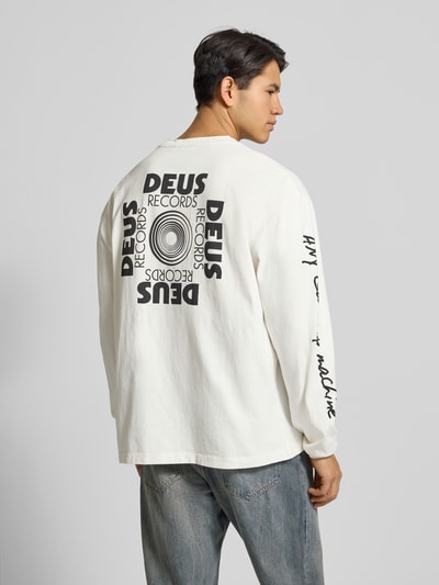DEUS EX MACHINA Longsleeve mit Label-Print Modell 'DEFACTO' Weiss 5