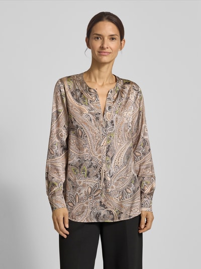 Betty Barclay Blouseshirt met V-hals Lichtgrijs - 4