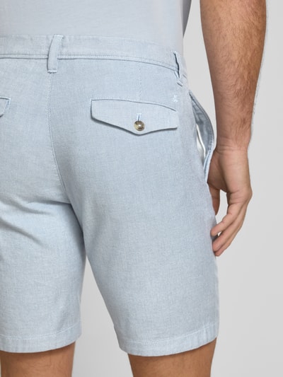 Marc O'Polo Slim Fit Shorts aus Baumwoll-Mix Modell 'SALO' Hellgrau 3