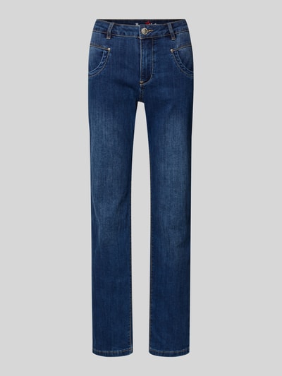 Buena Vista Straight Fit Cropped Jeans Modell 'ANNA' Blau 2
