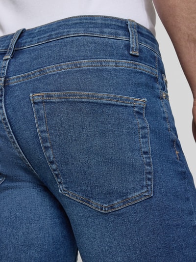 ONLY & SONS Regular Fit Jeansshorts aus Baumwoll-Mix Modell 'PLY' Dunkelblau 3