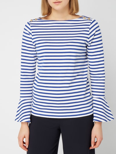 Lauren Ralph Lauren Shirt mit Trompetenärmeln  Marine 4