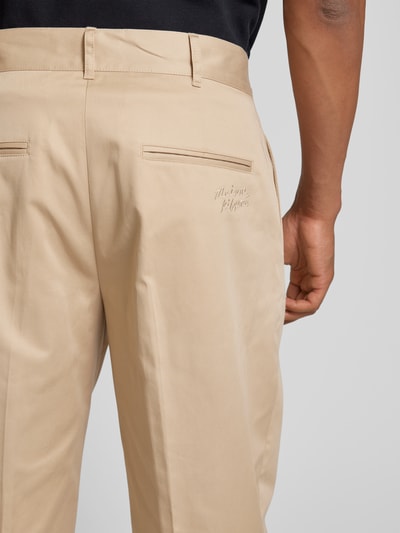 MAISON KITSUNE Stoffhose aus reiner Baumwolle Sand 3