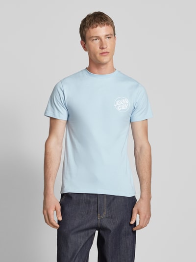 SANTA CRUZ T-Shirt mit Label-Print Hellblau 4
