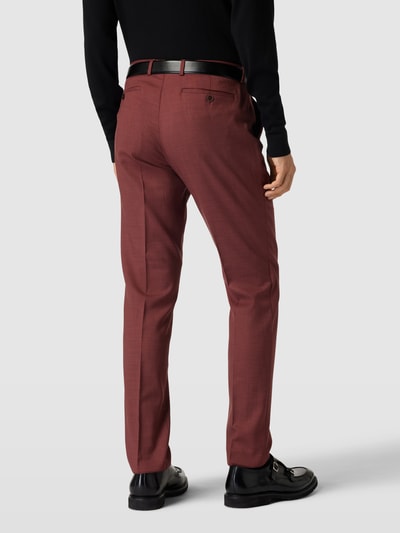 MCNEAL Spodnie materiałowe w kant Czerwony 5