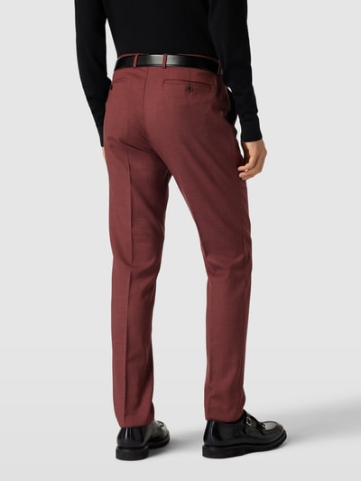 MCNEAL Stoffen broek met persplooien Rood - 5