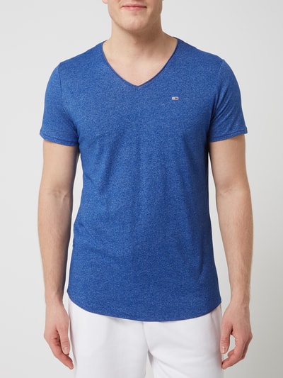 Tommy Jeans T-Shirt mit Label-Stitching Royal 4