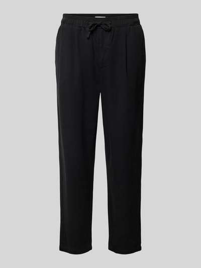 Casual Friday Spodnie z elastycznym pasem model ‘Hakan’ Czarny 2