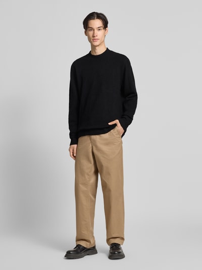 JACK & JONES Premium Strickpullover mit Polokragen Modell 'MAVERICK' Black 1