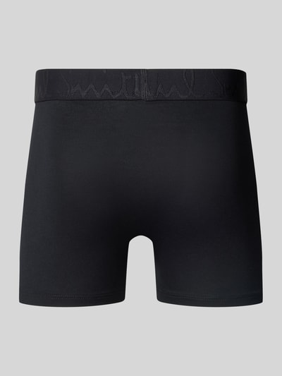 PAUL SMITH Trunks mit elastischem Logo-Bund im 3er-Pack Black 3