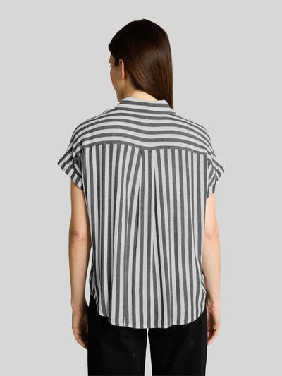 Tom Tailor Regular Fit Bluse aus reiner Viskose Marine 5