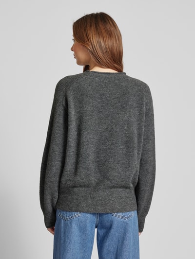 Pepe Jeans Gebreide pullover met ronde hals, model 'IRMA' Antraciet - 5