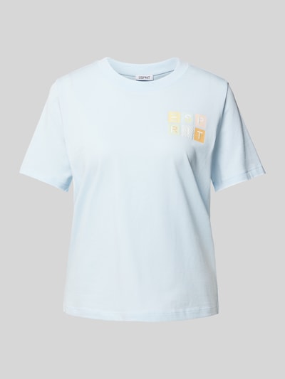 Esprit T-shirt met ronde hals Lichtblauw - 2