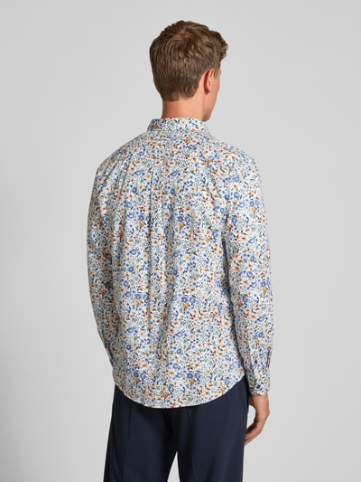 OLYMP Level Five Casual Fit Freizeithemd mit Kentkragen und Sportmanschetten Weiss 5