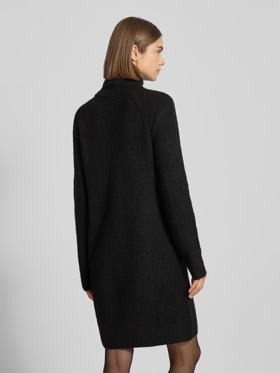 Pieces Figurumspielendes Strickkleid mit Raglanärmeln Modell 'ELLEN' Black 5