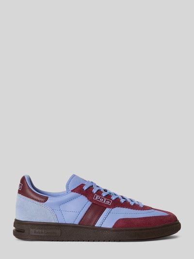 Polo Ralph Lauren Sneaker aus echtem Rindvelours Hellblau 2