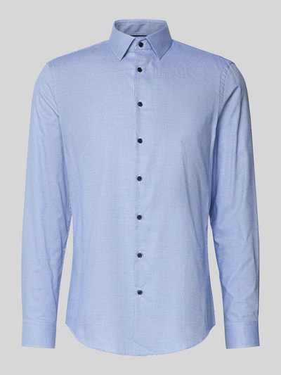 Jake*s Slim Fit Business-Hemd mit Kentkragen Royal 2