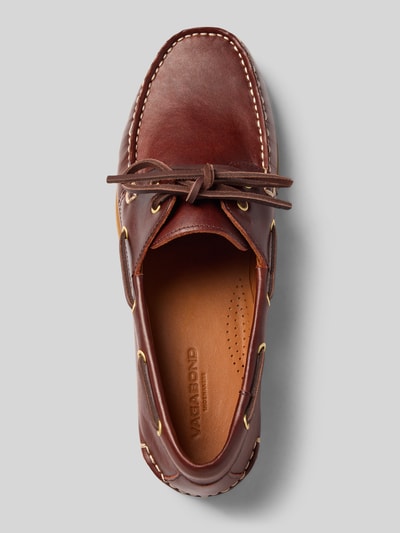 Produktfoto, Loafer aus echtem Rindvelours Modell 'LOUI M' von Vagabond, Optik: Unifarben, Schuhspitze: Quadratisch, Gerade, Absatzform: Blockabsatz, Applikation: Label-Applikation, Details: Schnüre, Sohle: Leicht profiliert, Materialverarbeitung: Veloursleder, Material: echtes Rindvelours