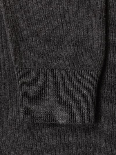 Tom Tailor Pullover aus Baumwolle  Dunkelgrau Melange 4