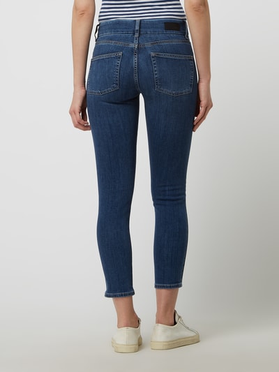 s.Oliver BLACK LABEL Skinny Fit Jeans mit Stretch-Anteil Modell 'Siena'  Marine Melange 5