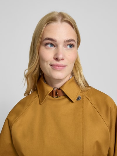 MAX&Co. Trench-Jacke aus reiner Baumwolle Modell 'ELIS'                                                                                                                                                      Camel 3