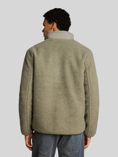 Tom Tailor Denim Teddyjacke mit Brusttasche Oliv 5