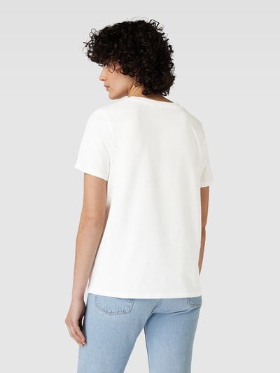 Tommy Hilfiger T-Shirt mit Label-Print Modell '1985' Offwhite 5