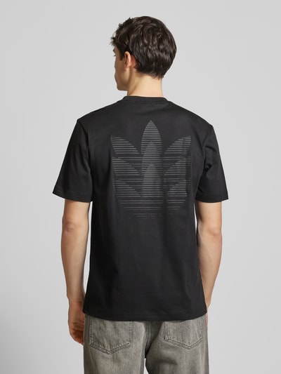 adidas Originals T-shirt met labelstitching Zwart - 5