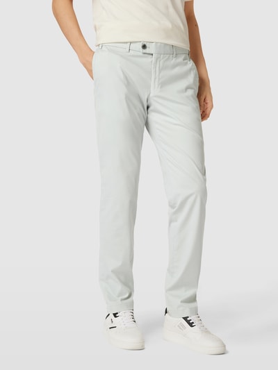 Hiltl Chino met knoop- en ritssluiting, model 'Tarent' Lichtgrijs - 4