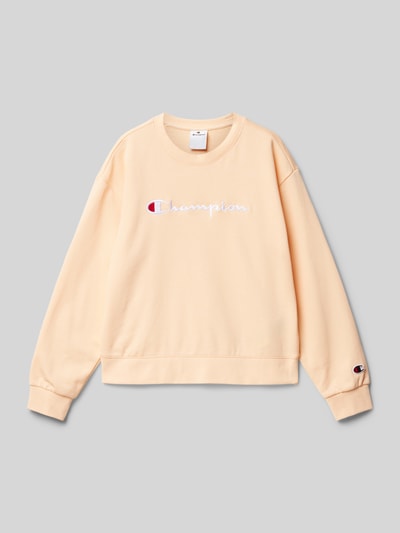 CHAMPION Sweatshirt met labelstitching Abrikoos - 1