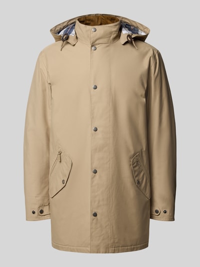 Barbour Regular Fit Funktionsjacke aus Baumwoll-Mix Modell 'CHELSEA MAC' Stein 2