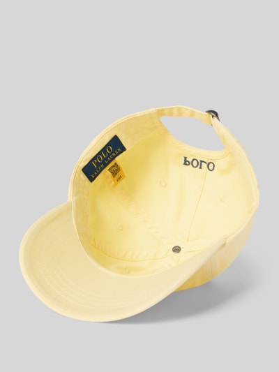 Polo Ralph Lauren Basecap mit Logo-Stitching Hellgelb 2