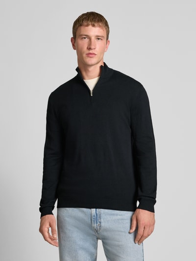 Only & Sons Regular fit schipperstrui van een mix van katoen en viscose, model 'LOUI' Zwart - 4