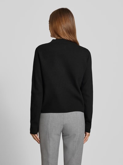 Mango Strickpullover mit Stehkragen Modell 'CHIMNEY' Black 5