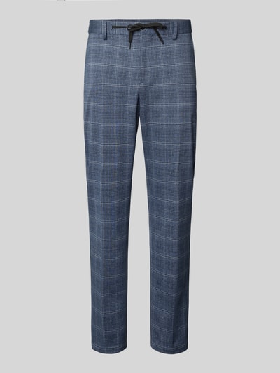 s.Oliver BLACK LABEL Slim fit pantalon met riemlussen Donkerblauw - 2