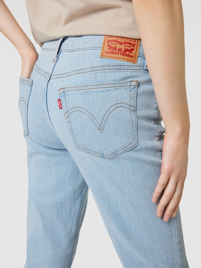 Levi's® 300 Boyfriend fit jeans met labelpatch Lichtblauw - 3