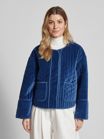 LOLLYS LAUNDRY Strickjacke mit Kimonoärmeln Modell 'Ananda' Blau 4