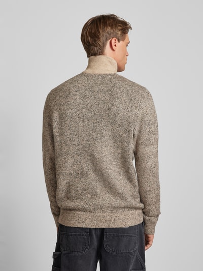 Jack & Jones Gebreide coltrui, model 'COSPACE' Beige - 5