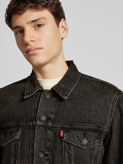 Levi's® Jeansjack met borstzakken Zwart - 3