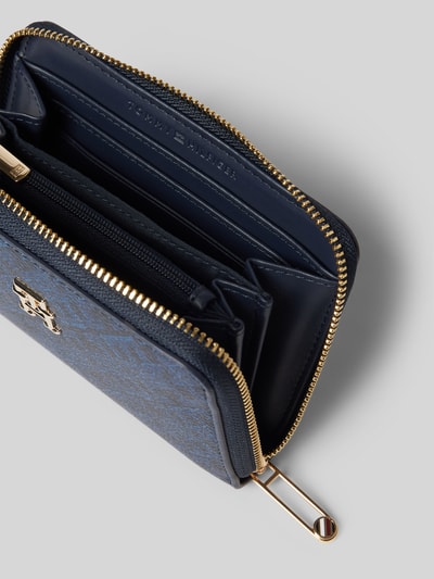 Tommy Hilfiger Portemonnaie mit Label-Applikation Bleu 3