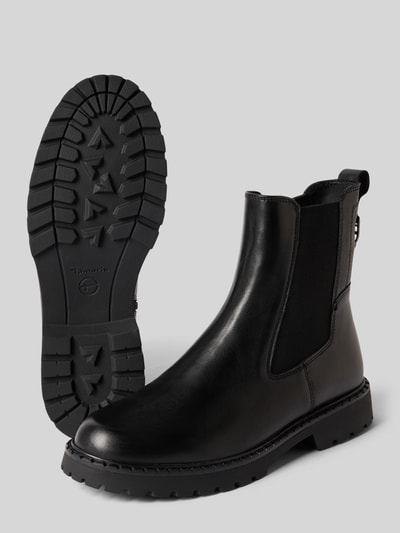 Tamaris Chelsea Boots aus Rindsnappa mit Reißverschluss Black 4