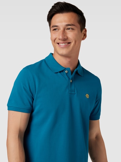 MCNEAL Poloshirt mit Label-Stitching Lagune 3