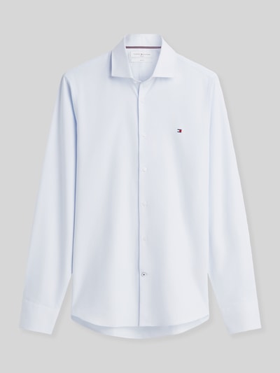 Tommy Hilfiger Regular Fit Businesshemd mit abgerundetem Saum Bleu 2