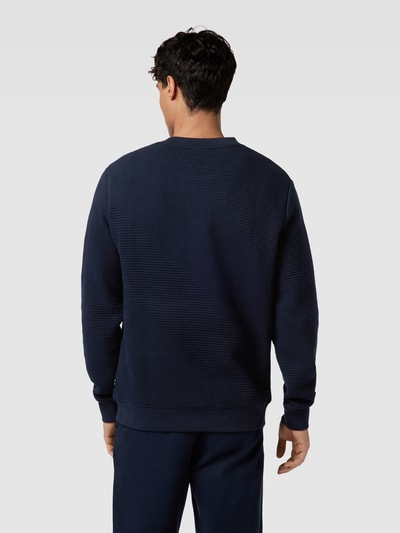 s.Oliver RED LABEL Gebreide pullover in gestructureerd design Donkerblauw - 5