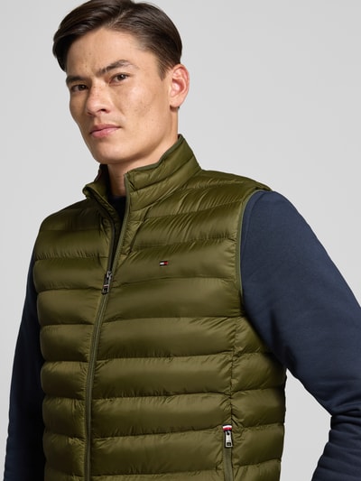 Tommy Hilfiger Regular fit bodywarmer met logostitching Groen - 3