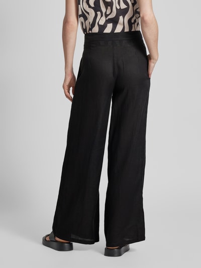 (The Mercer) N.Y. Leinenhose in unifarbenem Design Black 5